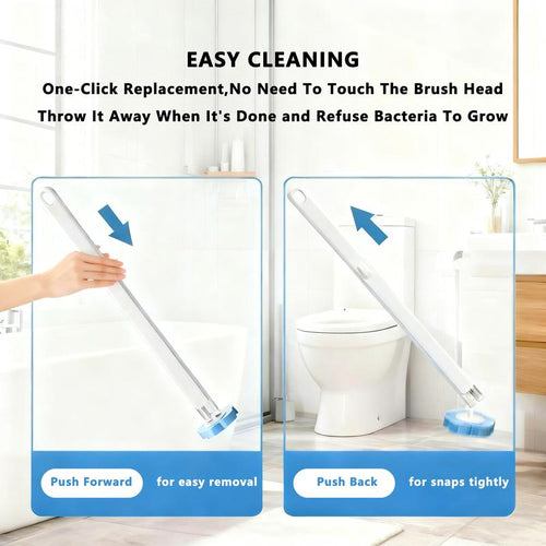 Toilet Bowl Wand Holder Set + FREE 20PCS Cleaner Refills